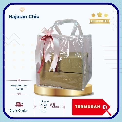 

Tas Mika Hajatan Chic (Per Pcs) - Transparan Premium Tebal