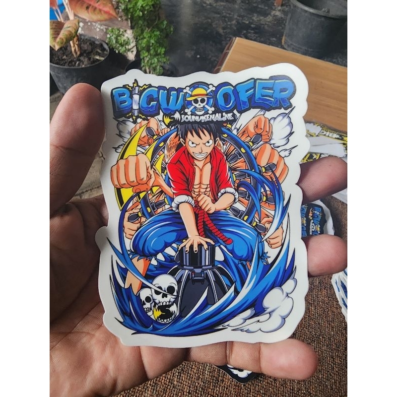 

(BESAR) STICKER BIGW BIGWOOFER ORIGINAL - ONE PIECE EDITION
