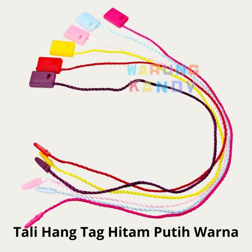 

Tali Hang Tag Hitam Putih Warna Gantungan Label HangTag