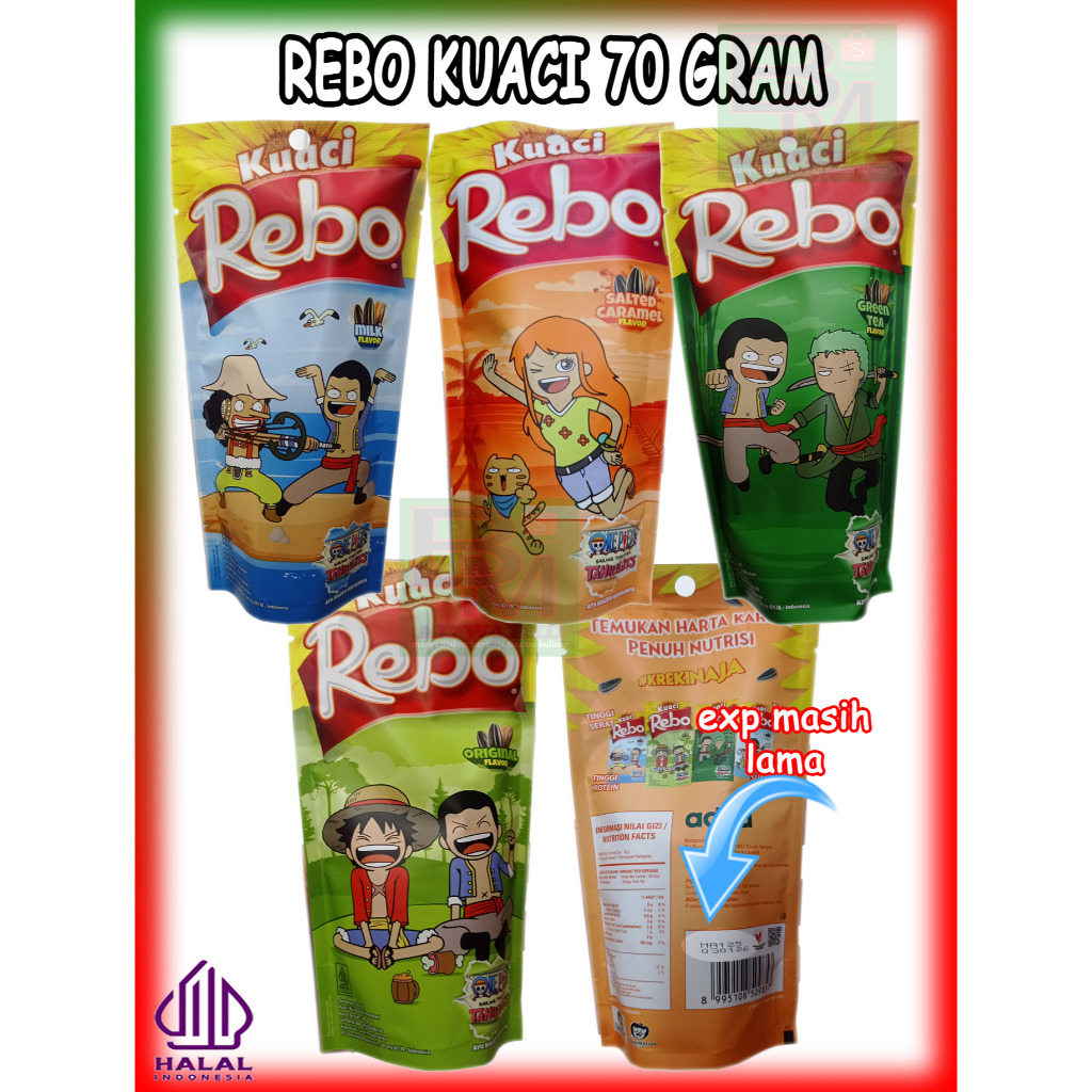 

Kuaci Rebo Kemasan 70 Gram Kuaci Panggang Ready Berbagai Rasa