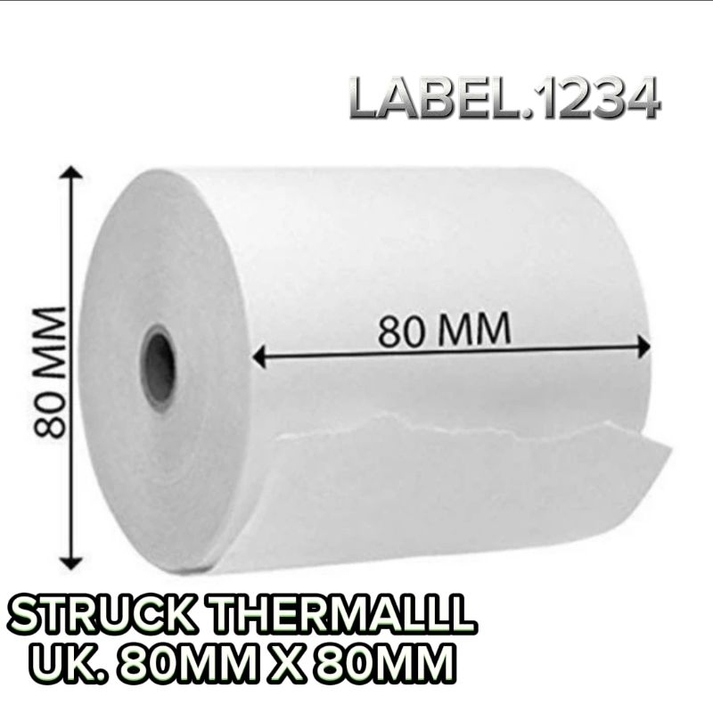 

||Kertas struck ukuran 80mm x 80mm