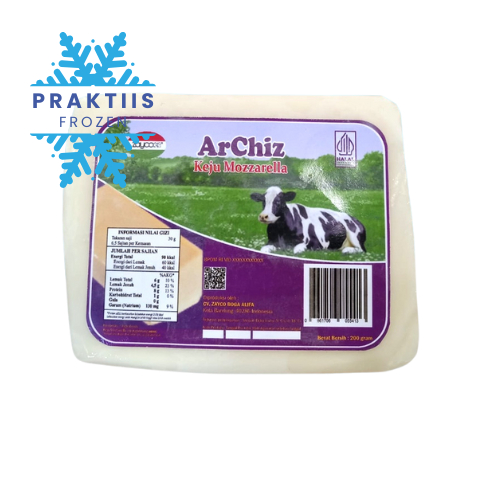 

ARCHIZ KEJU MOZZARELLA 200GR/MOZARELA CHEESE