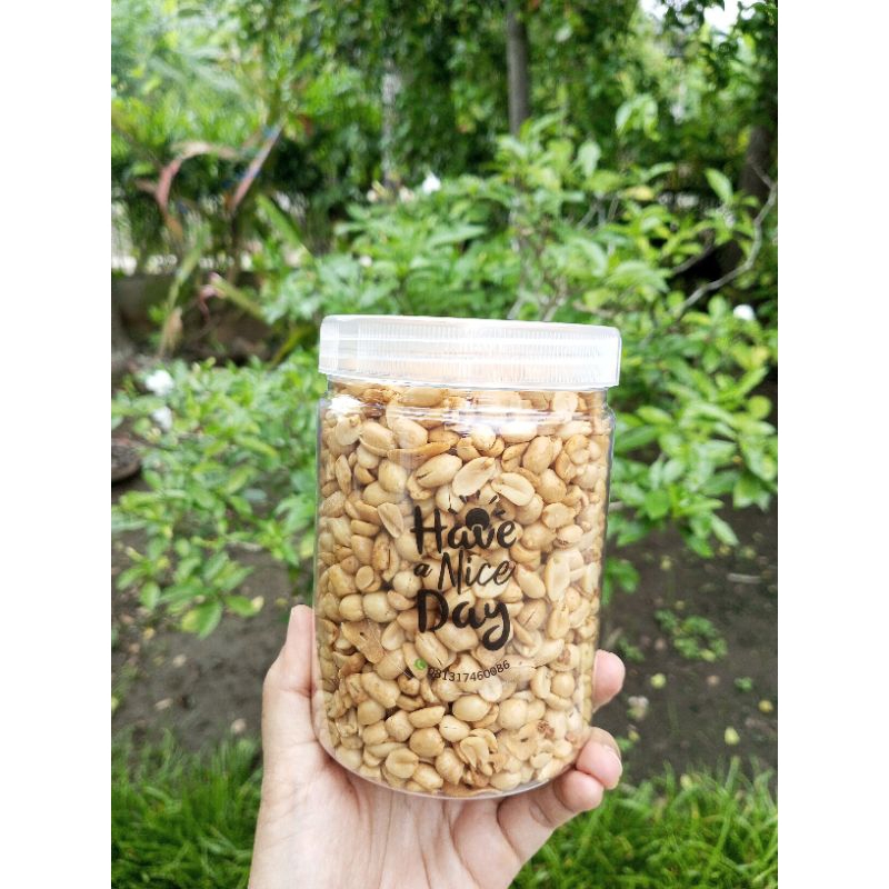 

kacang bawang kemasan toples 750ml