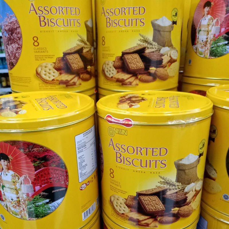 

NISSIN ASSORTED YELLOW 650GR X2 Kaleng