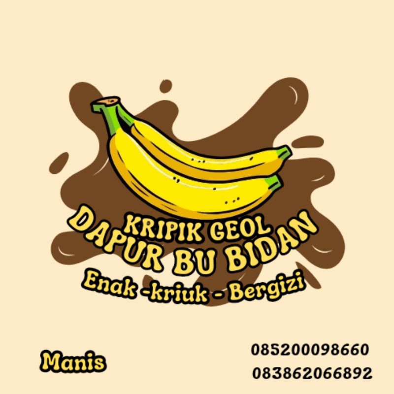 

Keripik Geol Bu bidan - kripik pisang manis 135gr