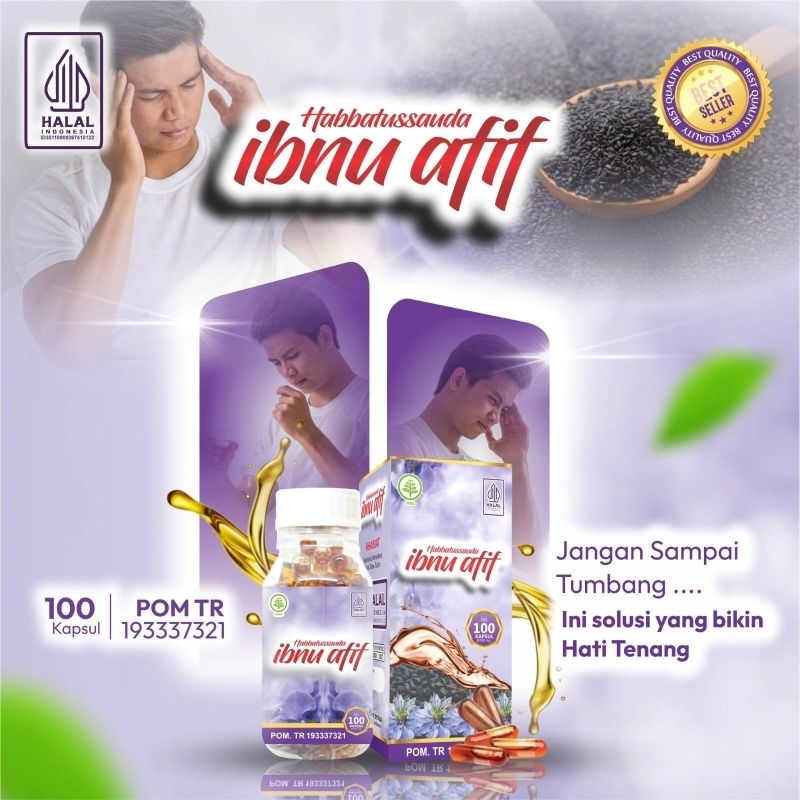Kapsul Minyak Habbatussauda Ibnu Afif Isi 60 Kapsul