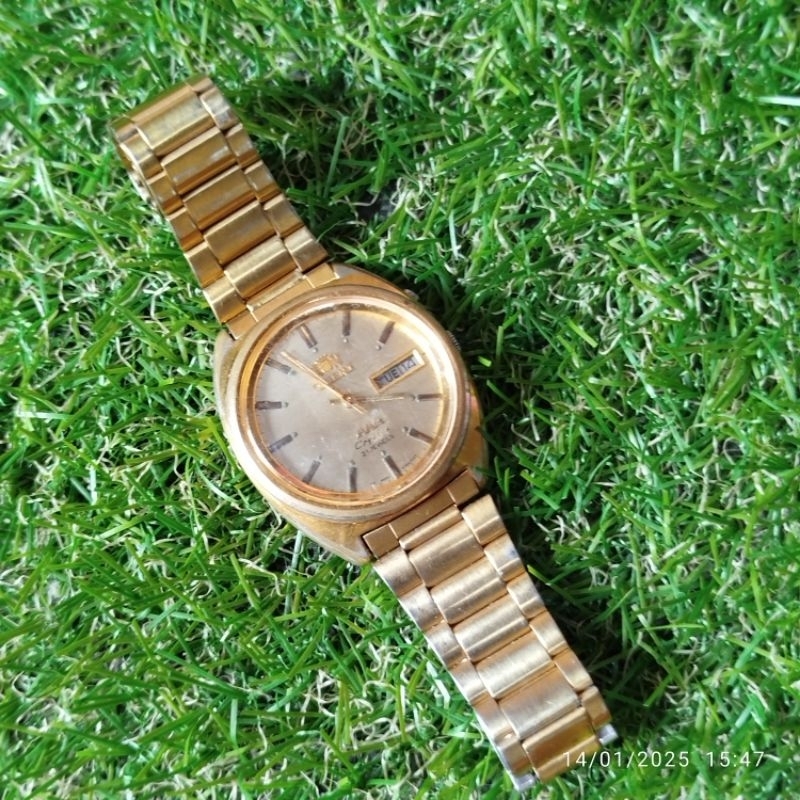 jam kuno Orient automatic 21 jewels