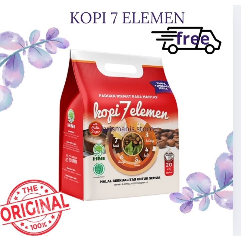 

KOPI 7 ELEMEN HNI || KOPI SACHET ISI 10 DAN 20