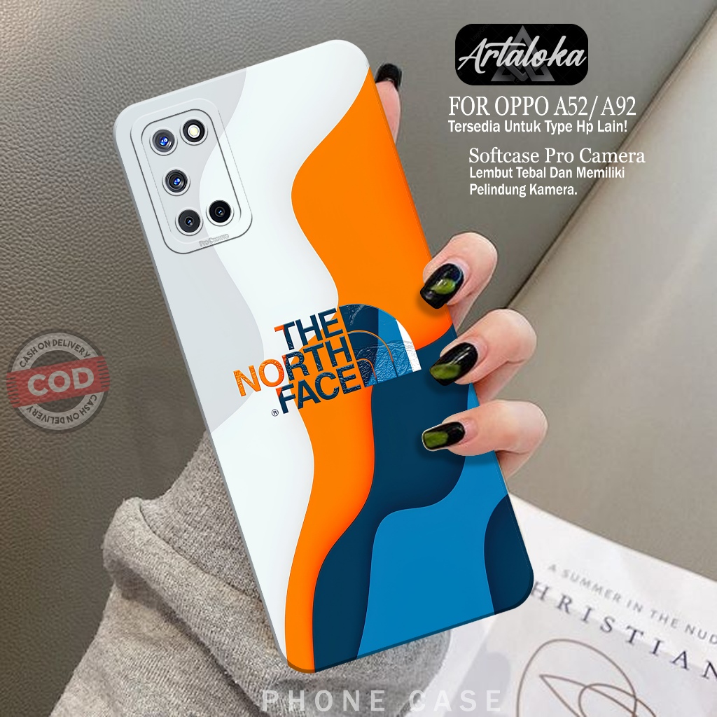 Softcase Hp OPPO A92/A52 Fashion Case Branded Case OPPO A92/A52 Silikon TPU Pro Camera Casing OPPO A