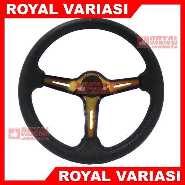 Stir Steer Mobil Racing Rainbow Pelangi Universal