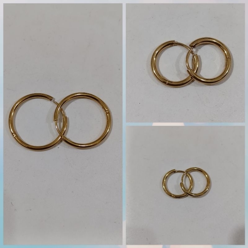 anting bulat titanium