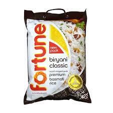 

FORTUNE BIRYANI CLASSIC PREMIUM BASMATI RICE 5KG