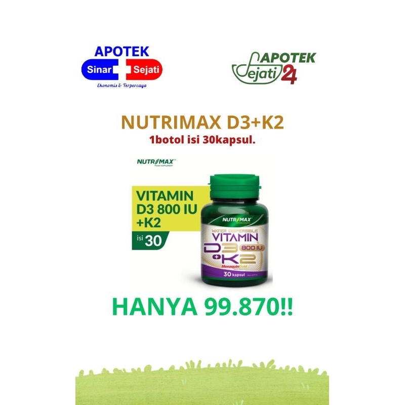 NUTRIMAX D3+K2/30caps