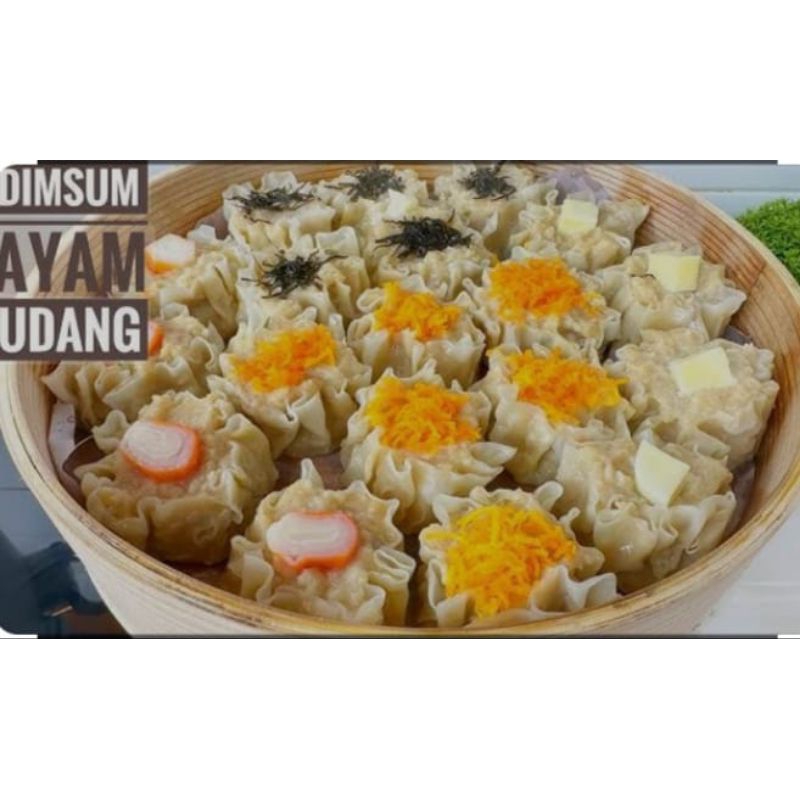 

Suplier Dimsum Ayam Udang HALAL isi 100 pcs Dimsum Premium