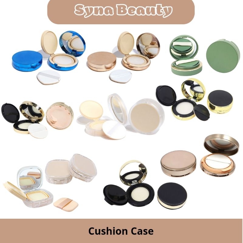 Wadah tempat BB Cushion kosong | DIY empty cushion case BB foundation blush free puff sponge