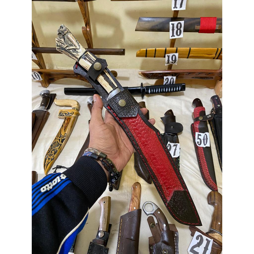 PISAU BOHLER K110 TANDUK RUSA MERAH 30CM