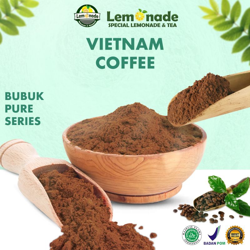 

Bubuk pure kopi Vietnam premium 200gr / best seller