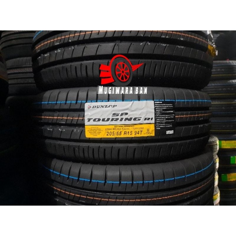 BAN MOBIL DUNLOP UKURAN 205 65 R15 SP TOURING R1 TUBELESS UNTUK INNOVA LAMA