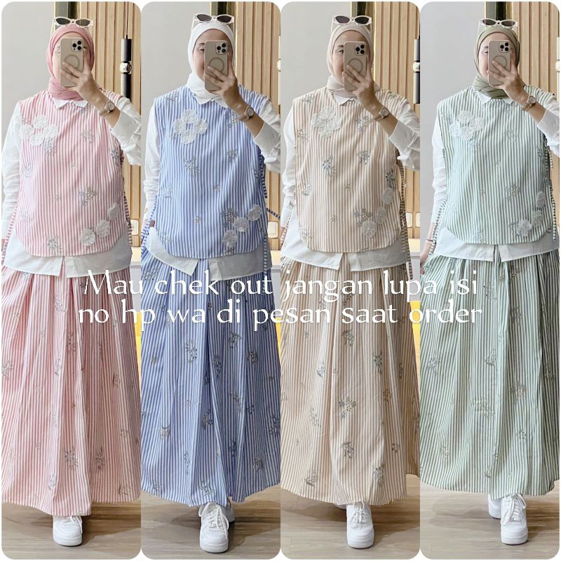 Chat penjual sebelum order NAOMI VOL 3 SETELAN ROK TERBARU BY GAGIL ORIGINAL