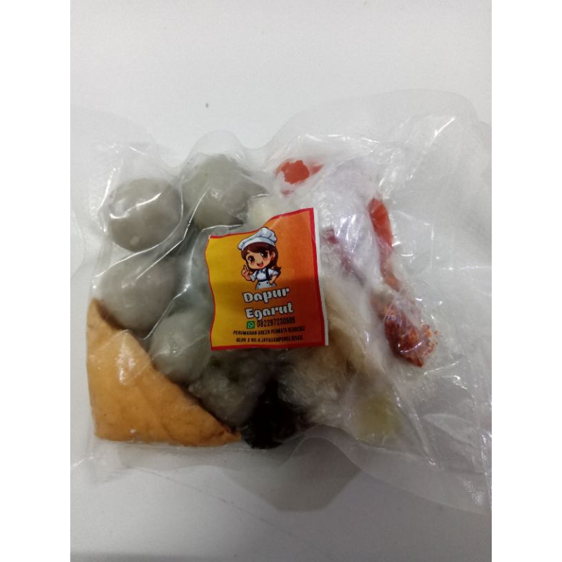 

Baso Aci Cirawang kemasan frozen khas Garut