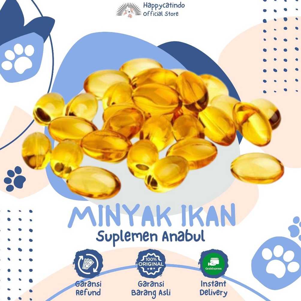 New Collection MINYAK IKAN KUCING ANJING BURUNG KUCING MURAH PREMIUM PERSIA ANGGORA