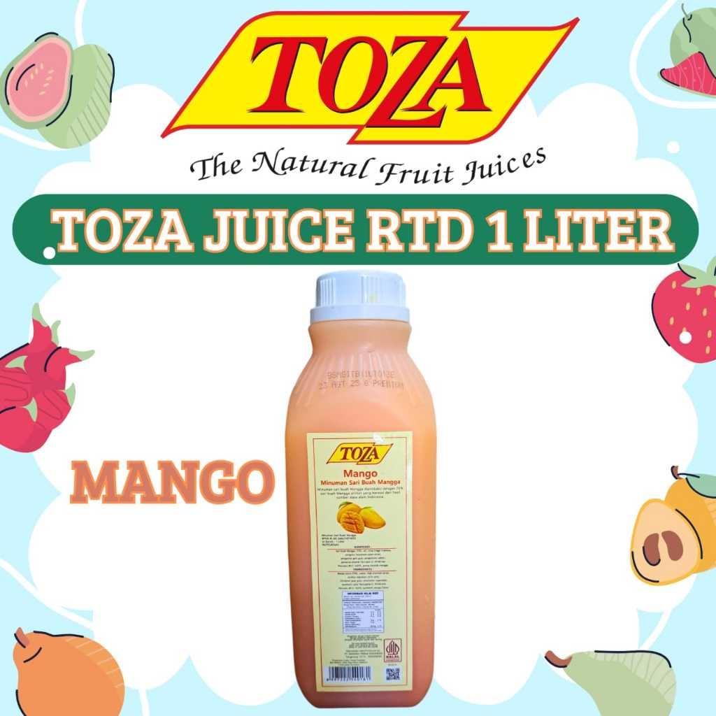 

Toza Juice MANGO 1 Liter Siap minum/ Toza Jus Mangga RDT 1000ML