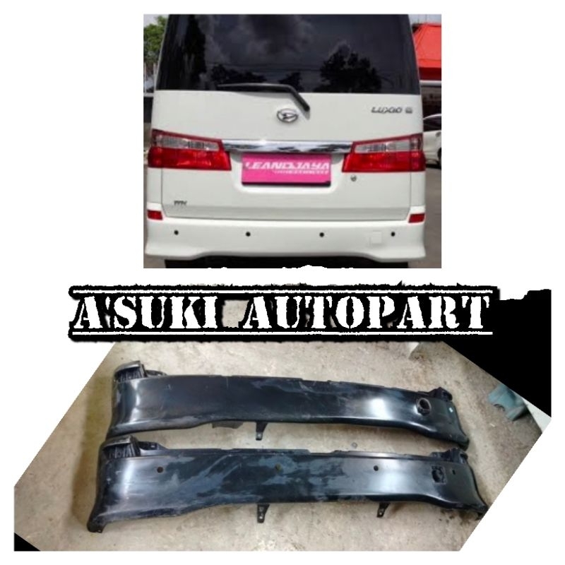 bumper bemper belakang luxio