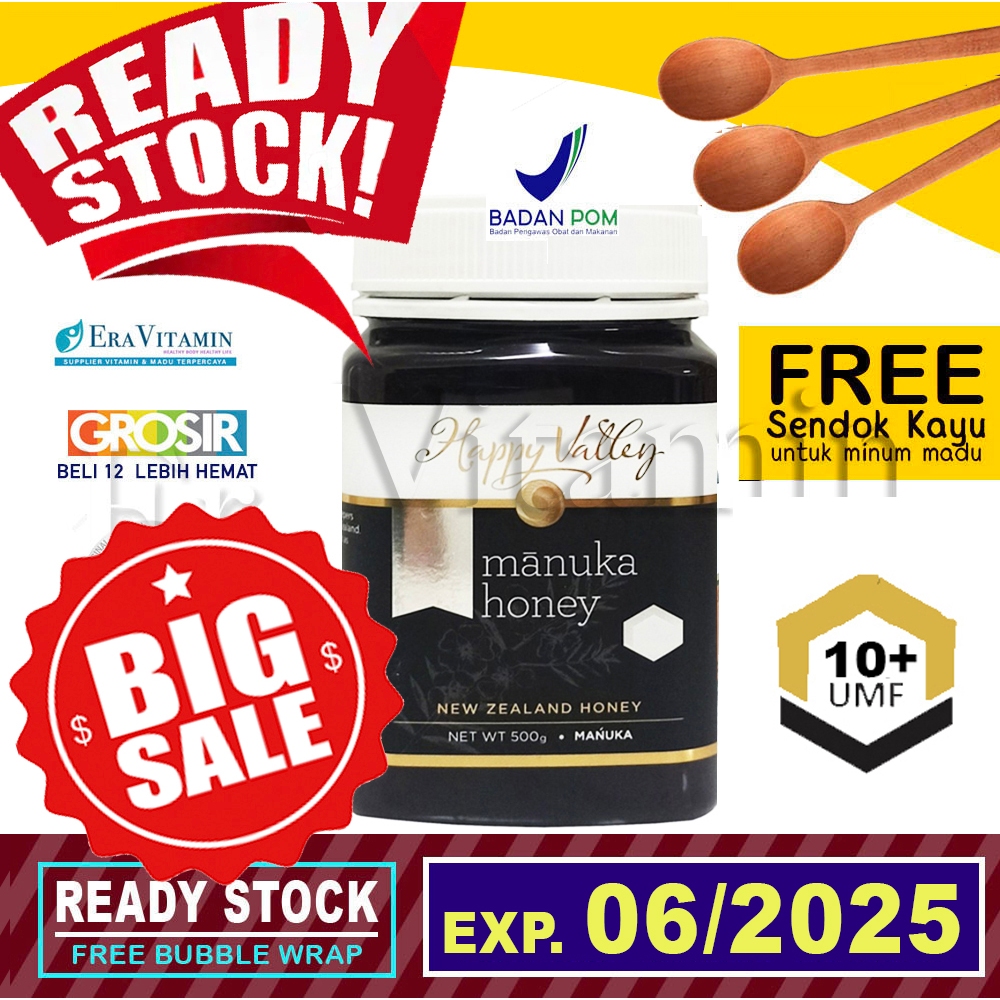 

Happy Valley UMF 10+ (500gr) Manuka Honey Madu