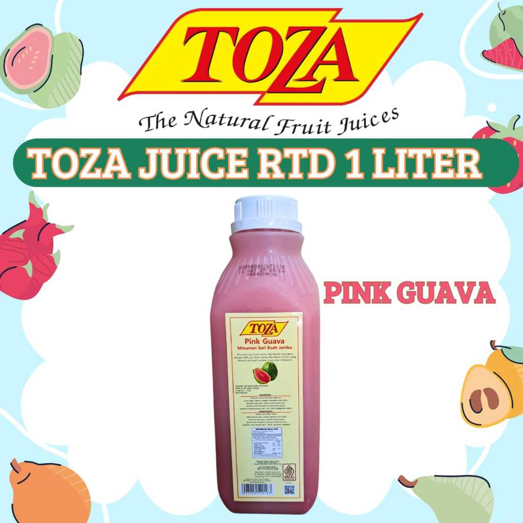 

Toza Juice Jambu Merah 1000ml/Toza JUS JAMBU SIAP MINUM (RTD) Pink Guava 1 Liter