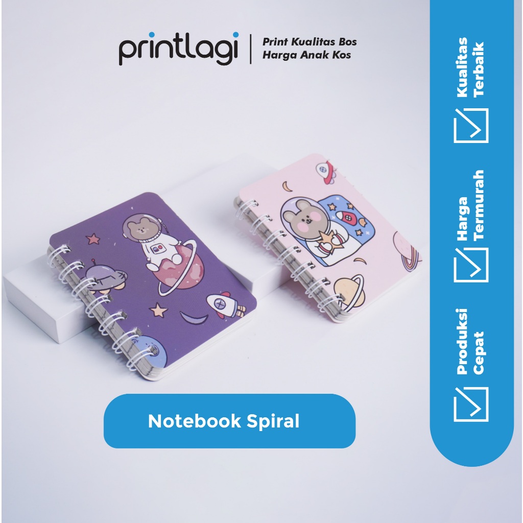 

Buku Notes Kecil Mini Notebook A7 Buku Catatan Kecil Jilid Spiral Isi 50 Lembar