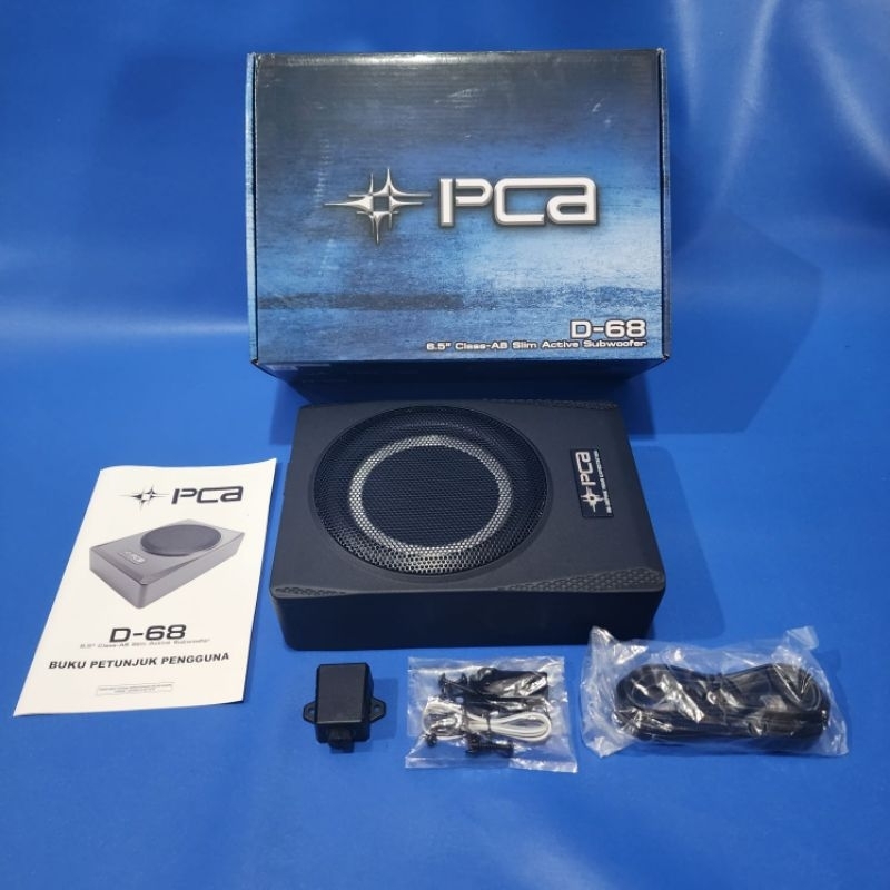 Subwoofer mobil kolong jok 8 inch pca D-68 with control bass