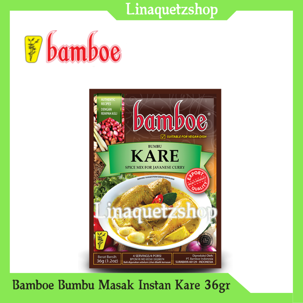 

BAMBOE Bumbu Masak Instan Kare 36gr