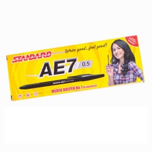 

STANDARD PEN AE7 ALFATIP BLACK 1 PAK 12 PCS