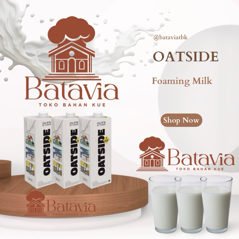 

Otside Foaming Milk 200ML | OATSIDE Oat Milk Barista Blend