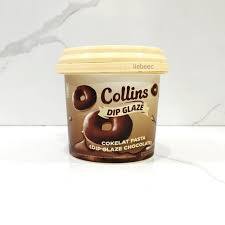 

Collins Dip Glaze Chocolate 1 KG - Collin Cokelat Pasta Coklat selai
