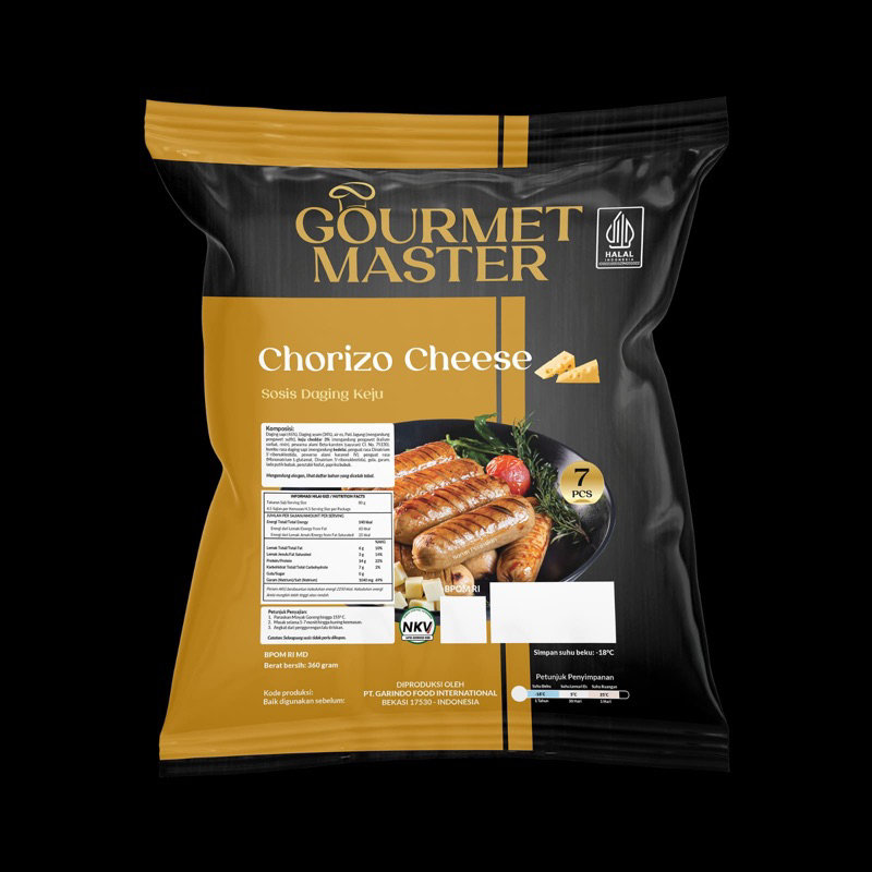 

GM Chorizo Cheese Sosis Daging Keju 400 gr