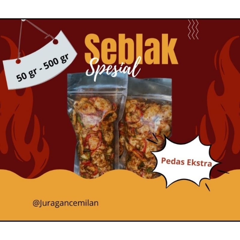 

[Juragangemil]Krupuk Seblak Spesial Pedas Ekstra 50gr-250gr