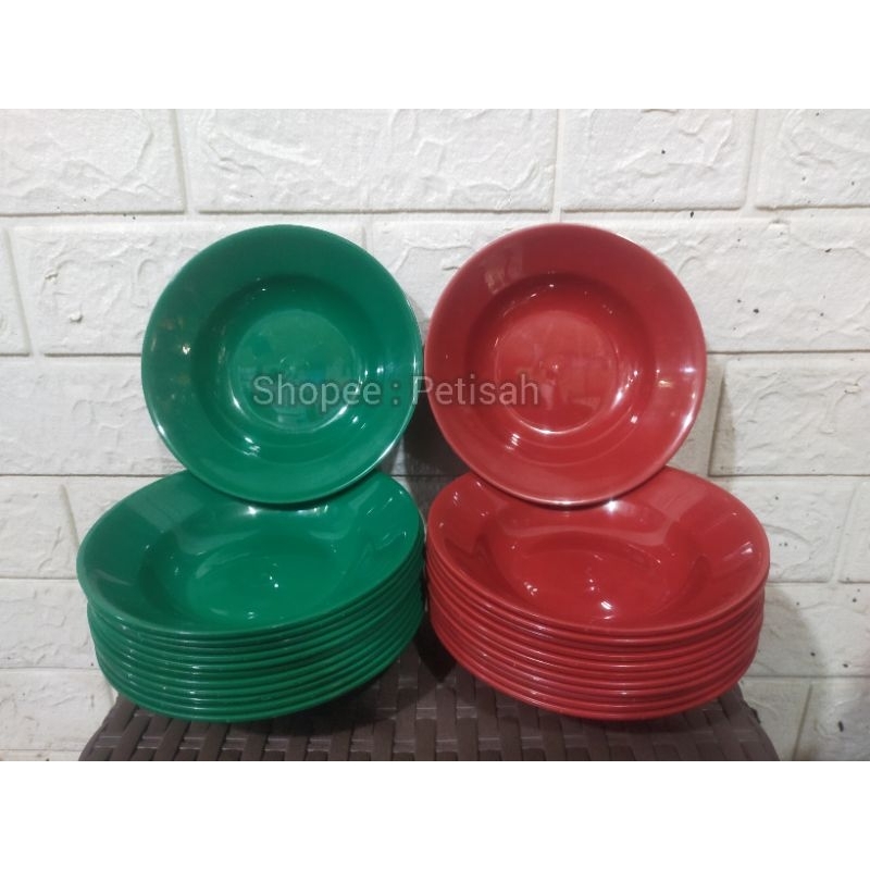 Piring Kecil Plastik GM 6 inci / Piring Kecil / Piring Plastik 12 Buah / Piring Plastik 1 Lusin / Pi