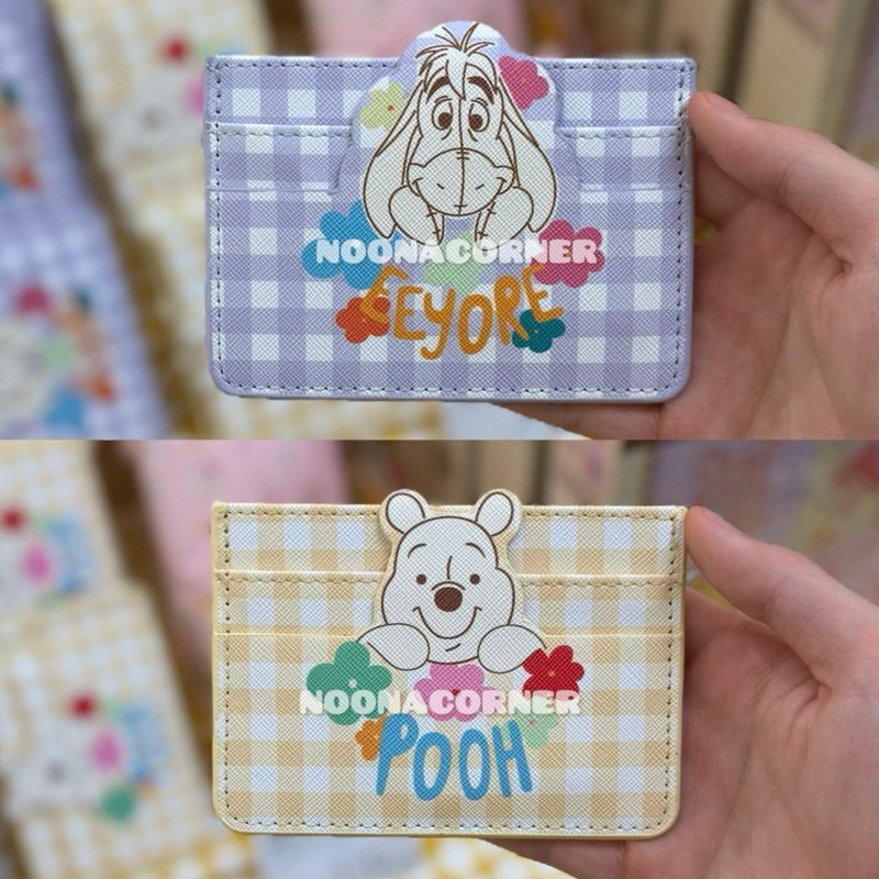 Ohsome x Disney ‼️ Card Holder / Dompet Kartu Winnie The Pooh & Eeyore & Piglet Collections (12x9cm)
