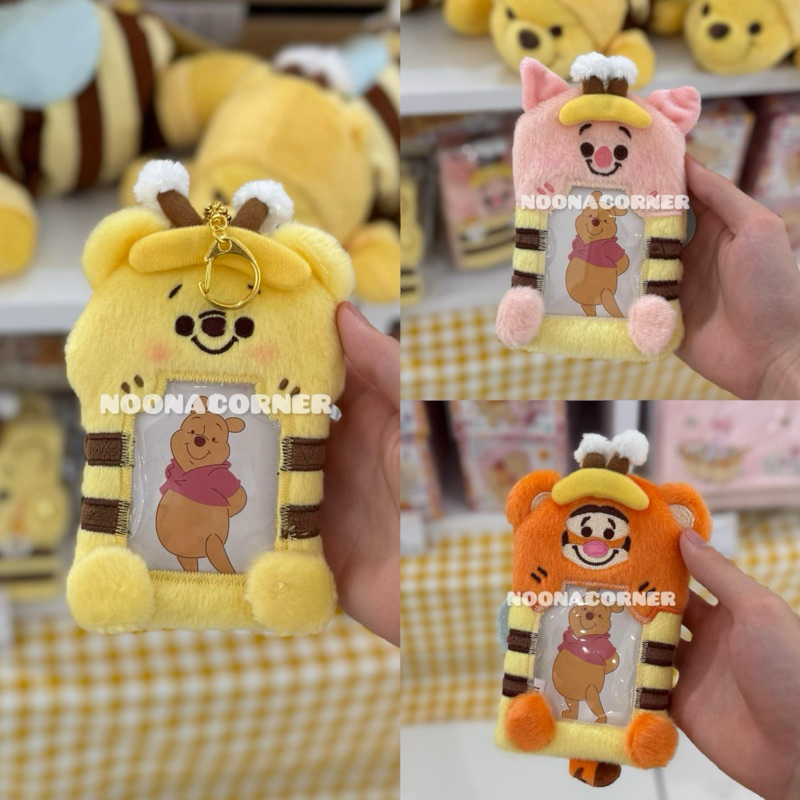 

Ohsome x Disney ‼️ Cahol / Plush Card Holder Upper Shed Winnie The Pooh Honey Bee Collections (Pooh / Piglet / Tiger)