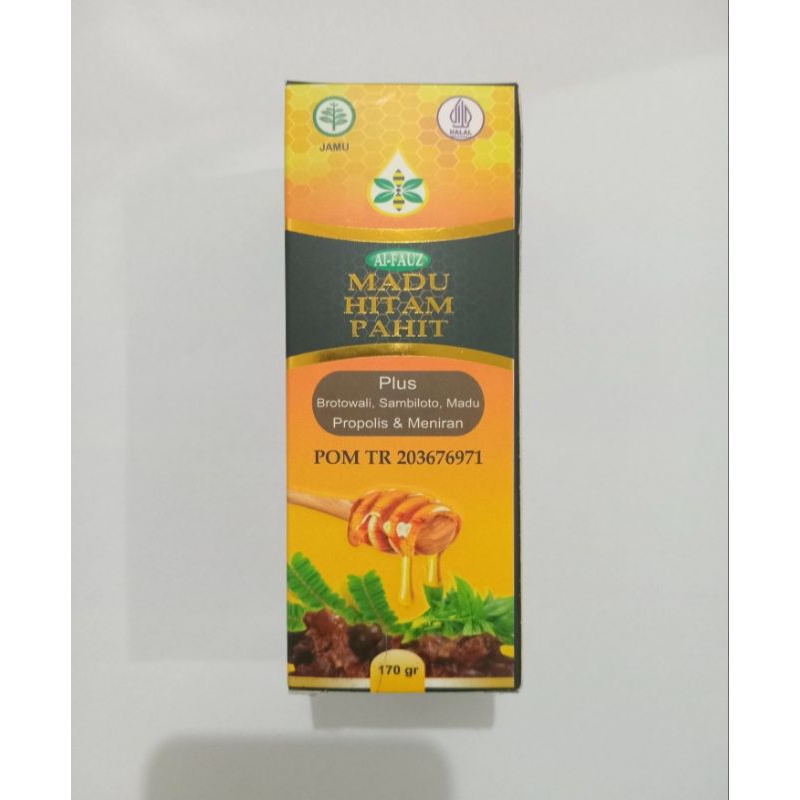 

madu hitam pahit plus propolis daun insuline 150ml Al fauz