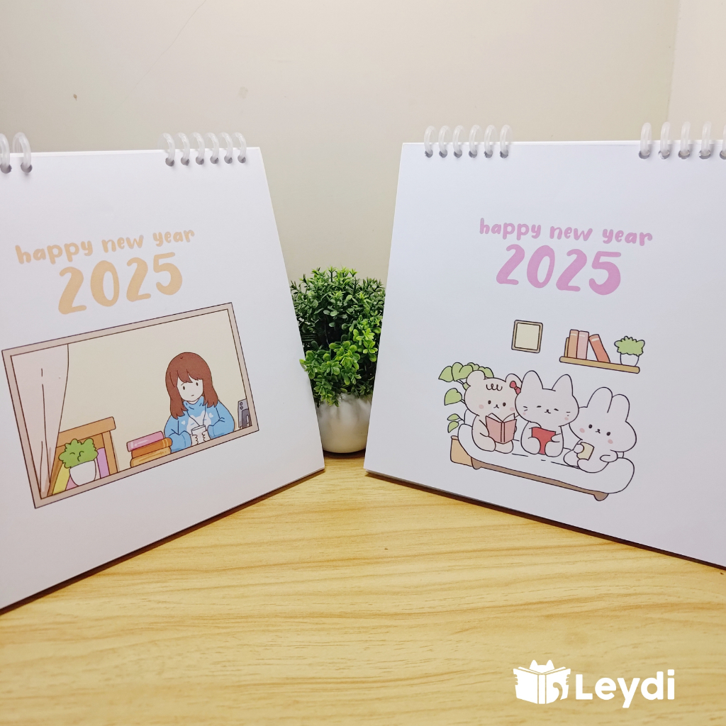 

Kalender Meja Aesthetic / Kalender Meja 2025 / Kalender 2025 / Kalender Duduk