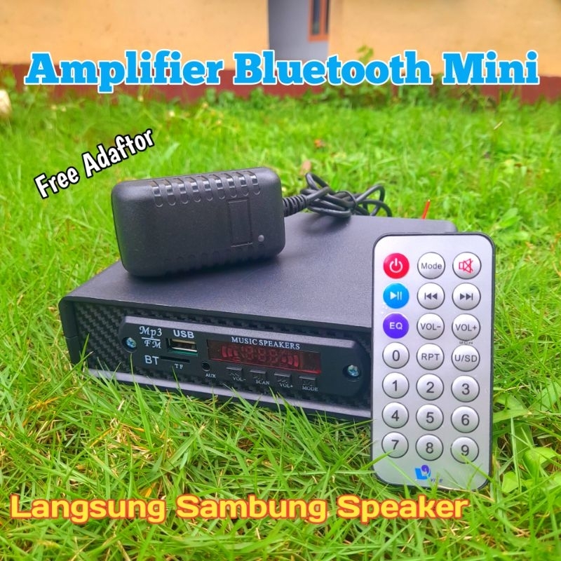 Power Amplifier Bluetooth Mini USB Flashdisk FM Radio Micro Sd 25Watt X 2 12Volt