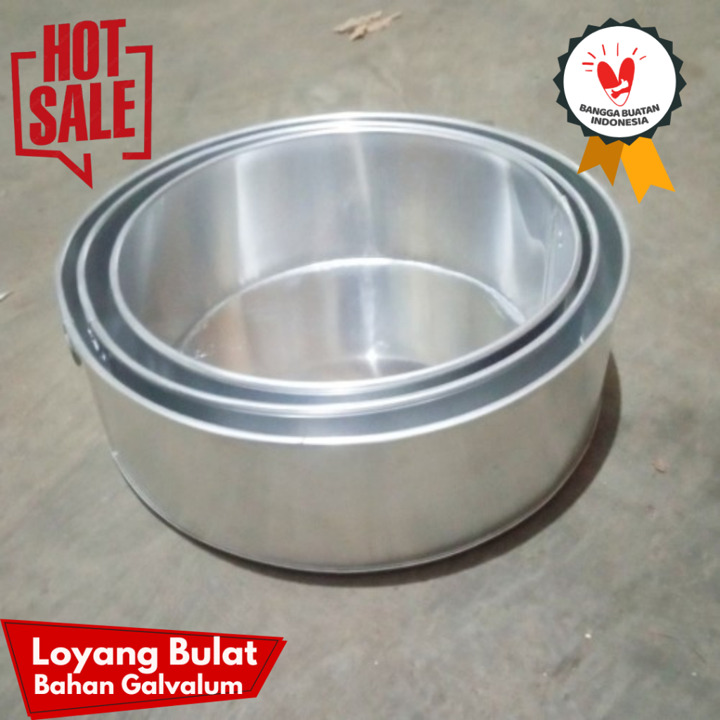 Loyang Bulat / Loyang Kue bentuk Bulat Ukuran 18,20,22 cm Baking Pan