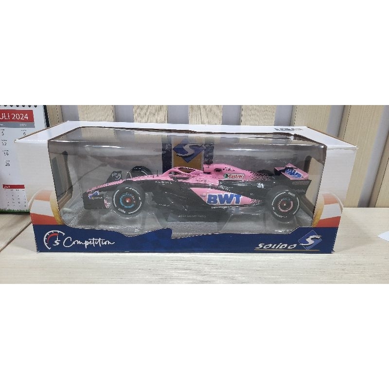 diecast f1 solido skala 18 BWT racing