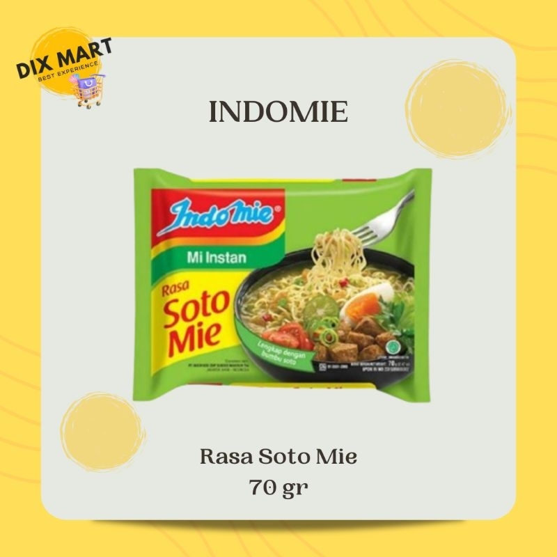

Indomie | Rasa Soto Mie (70 gr) Murah!!!