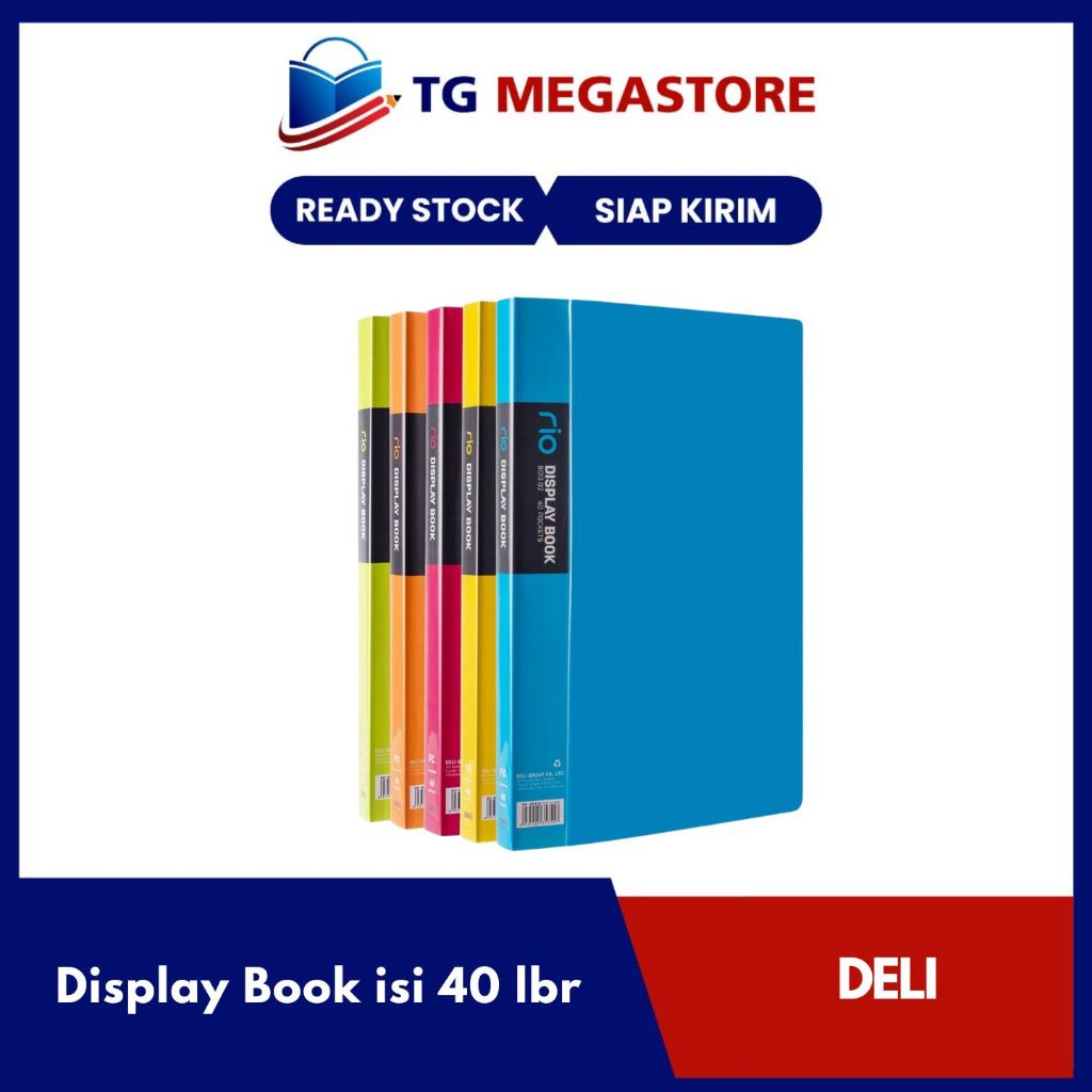 

Clear Holder DELI Display Book RIO 40 lembar - EB01302
