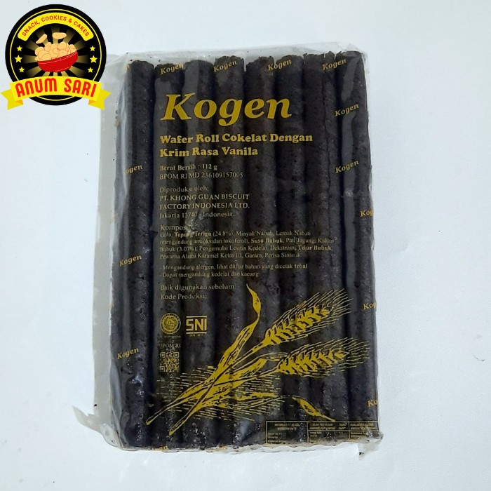 

Wafer Roll Krim Rasa Vanila Khong Guan 112 Gram / Astor Kogen - Anum Sari