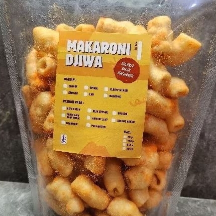 

Snack Cemilan Murah Makaroni MEKAR Elbow Pipa Kriuk Renyah 9 Varian Rasa 250 gr