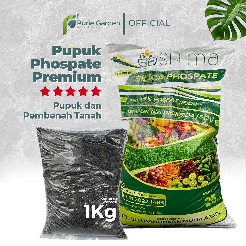 Pupuk Phospate Asam Humat Shima Silica Phospate 1Kg PG KDR